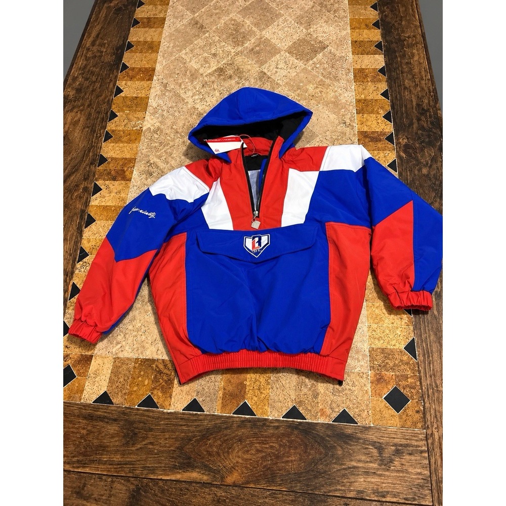 Baseball Lifestyle 101 BL101 Youth Large Colorblock Pullover Jacket NWT